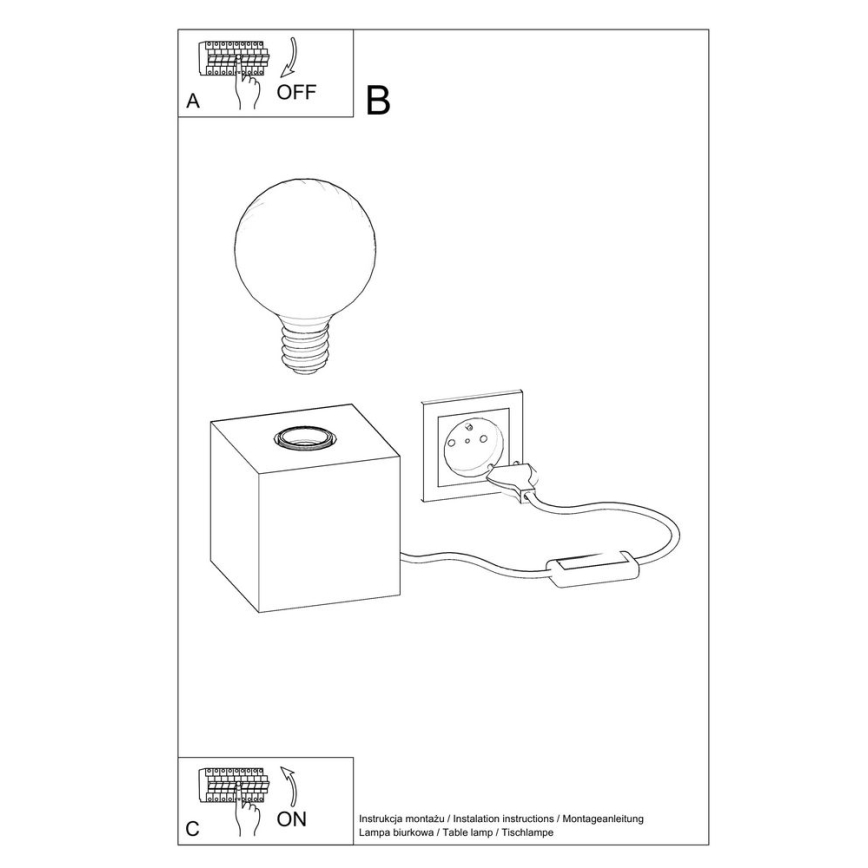 Kohtvalgusti seinale DIREZIONE 1xGU10/40W/230V must