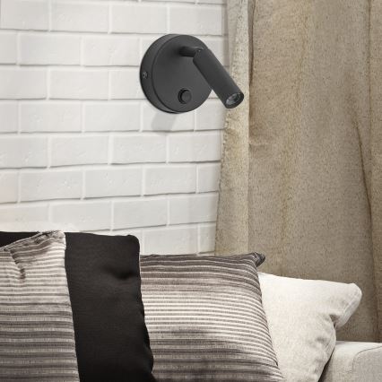 Kohtvalgusti seinale ENZO 1xG9/8W/230V must