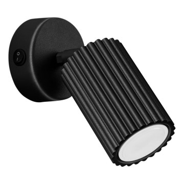 Kohtvalgusti seinale KARBON 1xGU10/10W/230V must