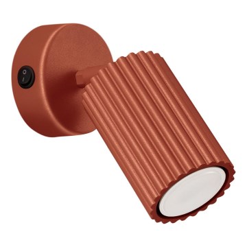 Kohtvalgusti seinale KARBON 1xGU10/10W/230V punane