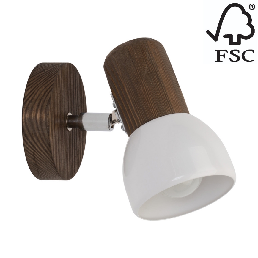 Kohtvalgusti seinale NEL 1xE27/15W/230V mänd - FSC sertifitseeritud