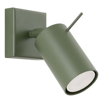 Kohtvalgusti seinale RING 1xGU10/10W/230V roheline