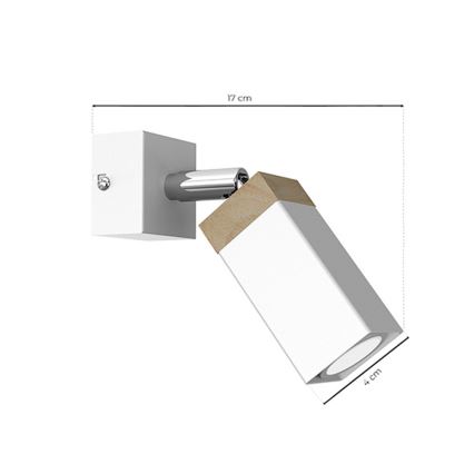 Kohtvalgusti seinale SOLO 1xGU10/MR11/40W/230V valge