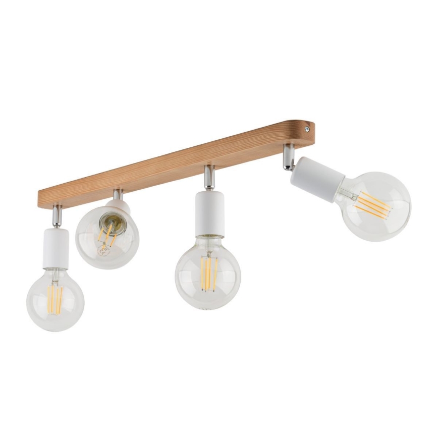 Kohtvalgusti SIMPLY WOOD 4xE27/15W/230V