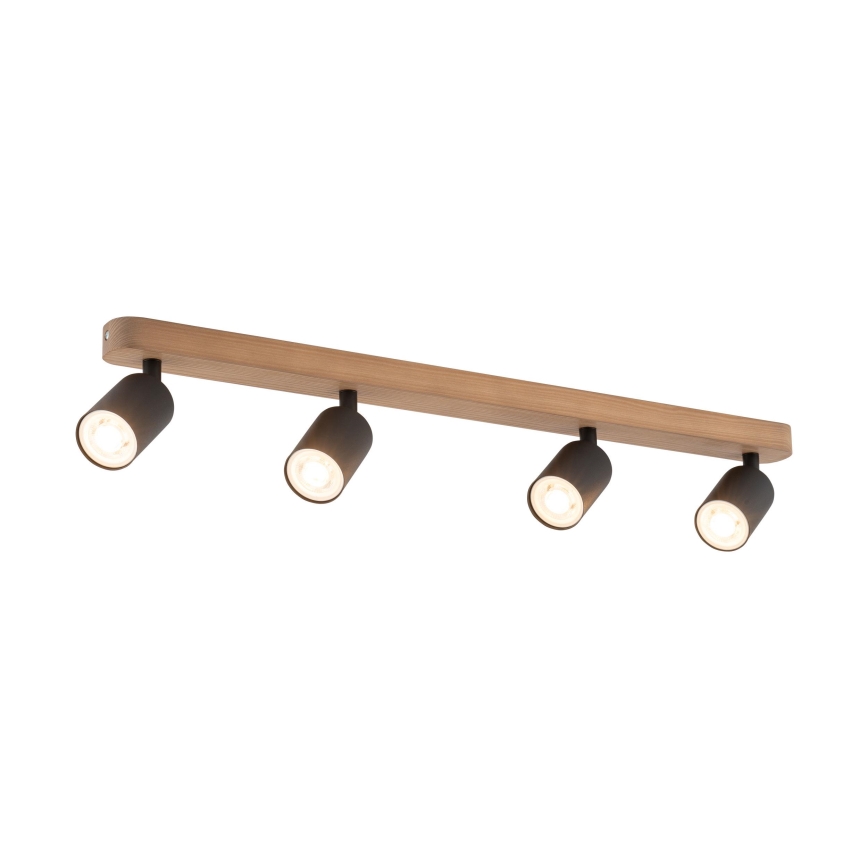 Kohtvalgusti TOP WOOD 4xGU10/10W/230V must/puit