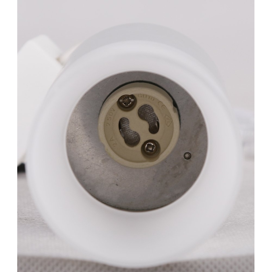 Kohtvalgusti TUBA 1xGU10/15W/230V hall/valge