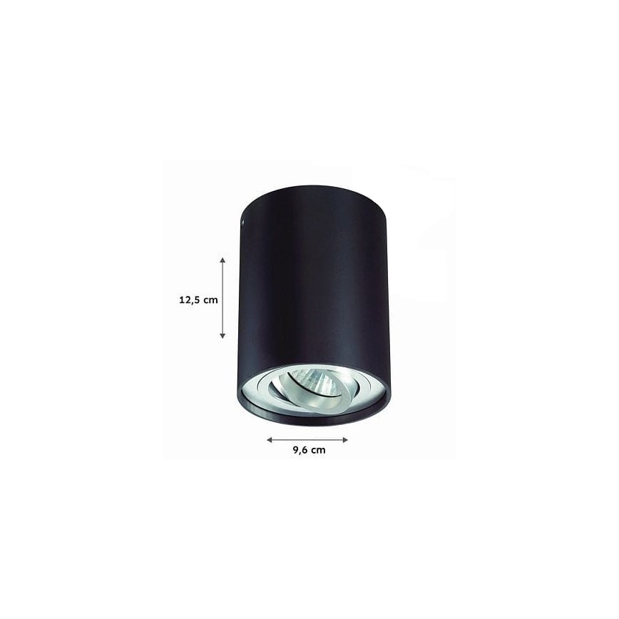 Kohtvalgusti TUBA 1xGU10/50W/230V must