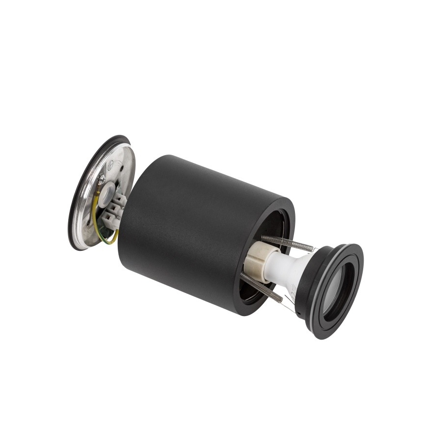 Kohtvalgusti vannituppa CHLOE 1xGU10/30W/230V IP65 ümmargune must