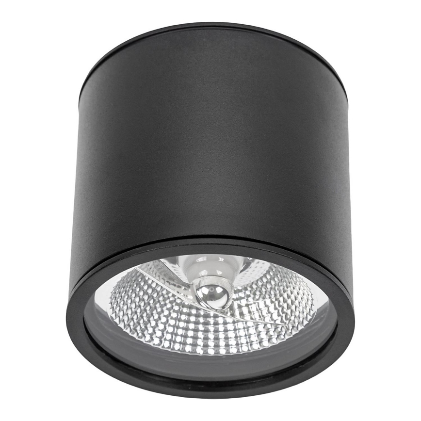 Kohtvalgusti vannituppa CHLOE AR111 1xGU10/12W/230V IP65 ümmargune must