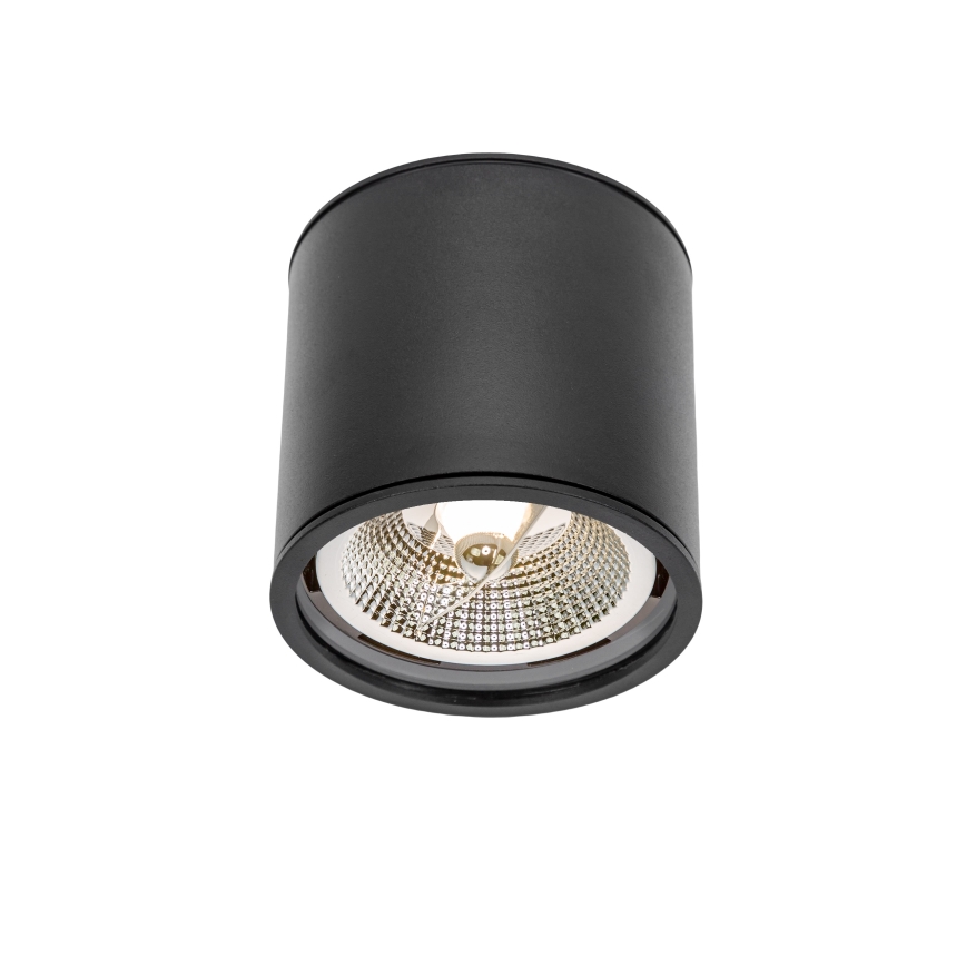 Kohtvalgusti vannituppa CHLOE AR111 1xGU10/12W/230V IP65 ümmargune must