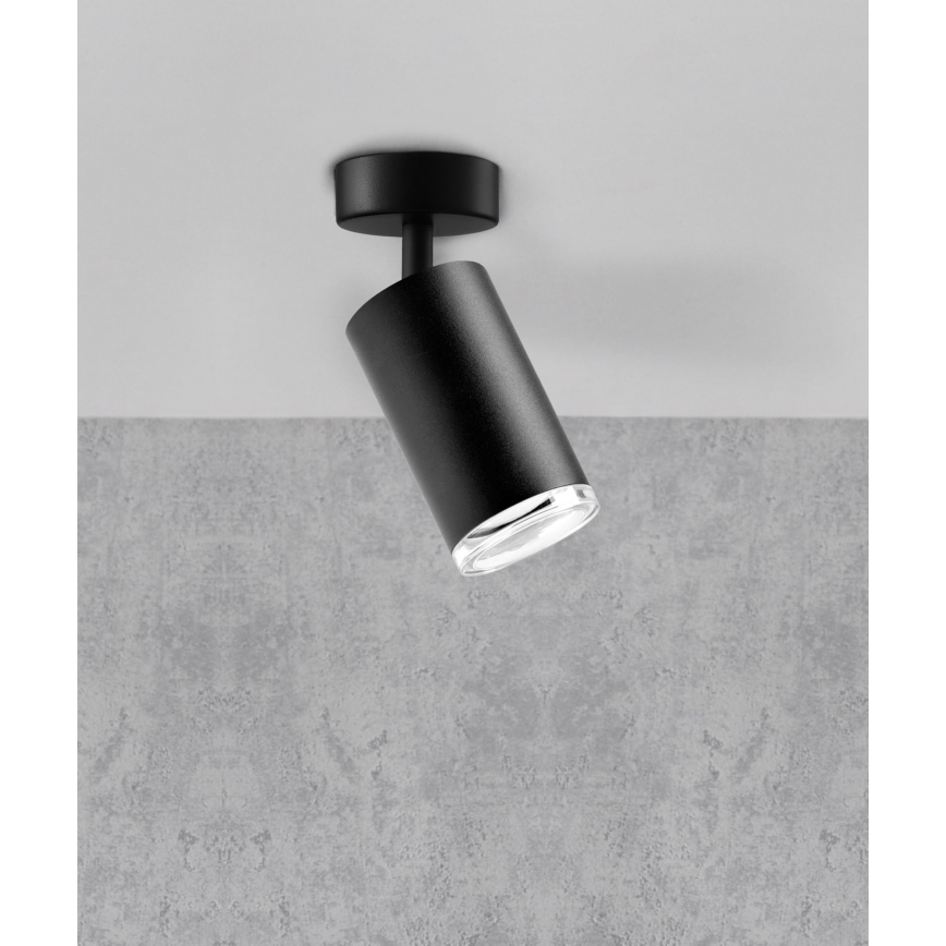 Kohtvalgusti vannituppa TURYN 1xGU10/10W/230V IP44 must