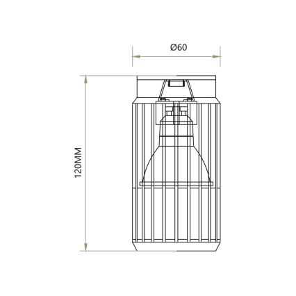 Kohtvalgusti VERTICAL 1xGU10/8W/230V must