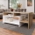 Kohvilaud ALVA 53x120 cm valge/tamm grande