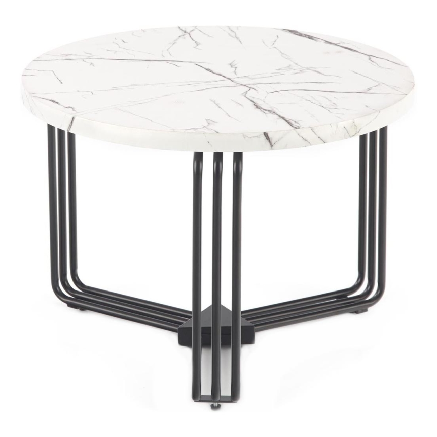 Kohvilaud ANTICA 41x55 cm must/marmor disain