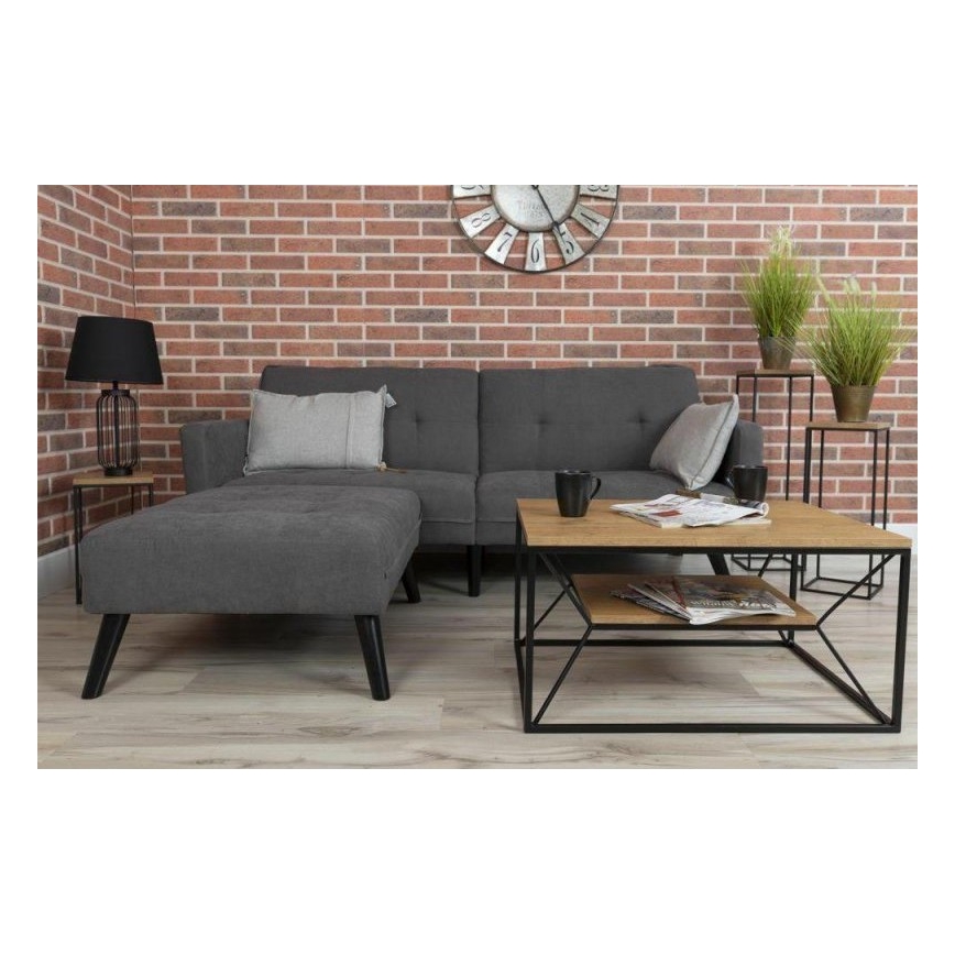 Kohvilaud BASICLOFT 40x80 cm must/pruun