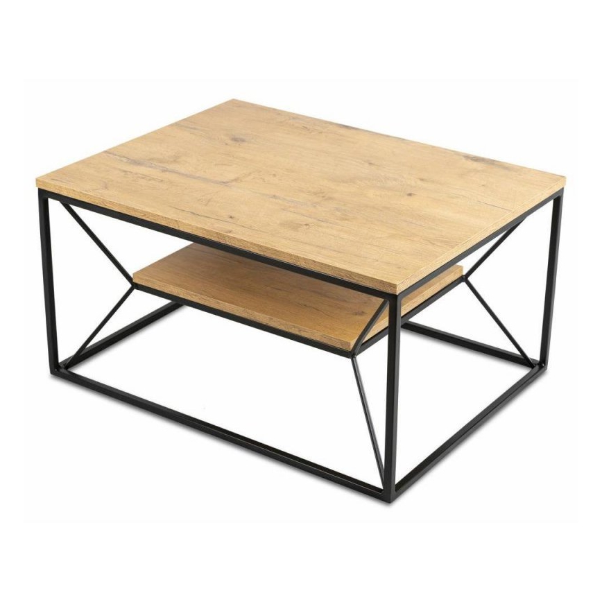 Kohvilaud BASICLOFT 40x80 cm must/pruun