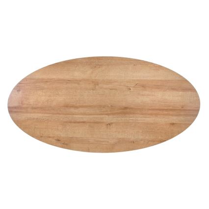 Kohvilaud sahtliga CAROLINA 41x120 cm kuldne tamm/must