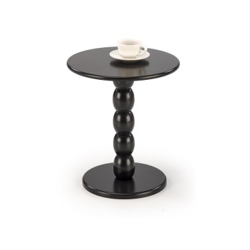 Kohvilaud CIRILA, läbimõõduga 40 cm, must
