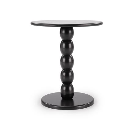Kohvilaud CIRILA, läbimõõduga 40 cm, must