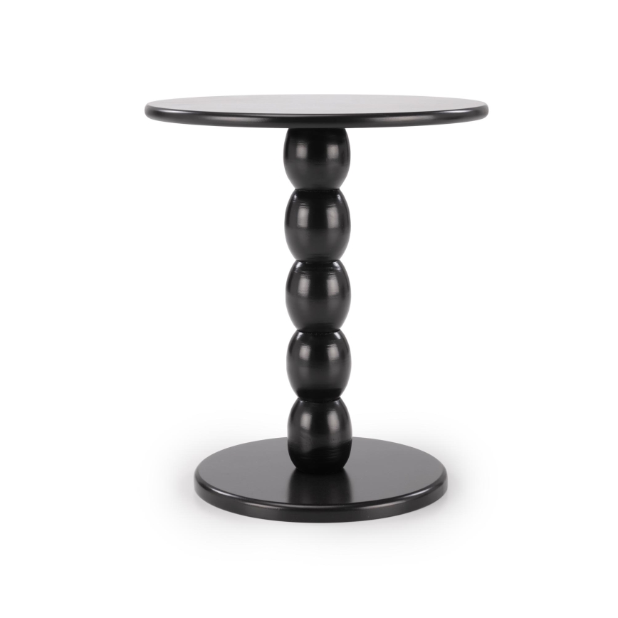 Kohvilaud CIRILA, läbimõõduga 40 cm, must