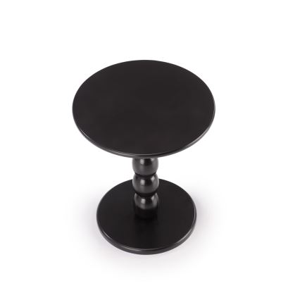 Kohvilaud CIRILA, läbimõõduga 40 cm, must