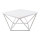 Kohvilaud CURVED 60x60 cm valge