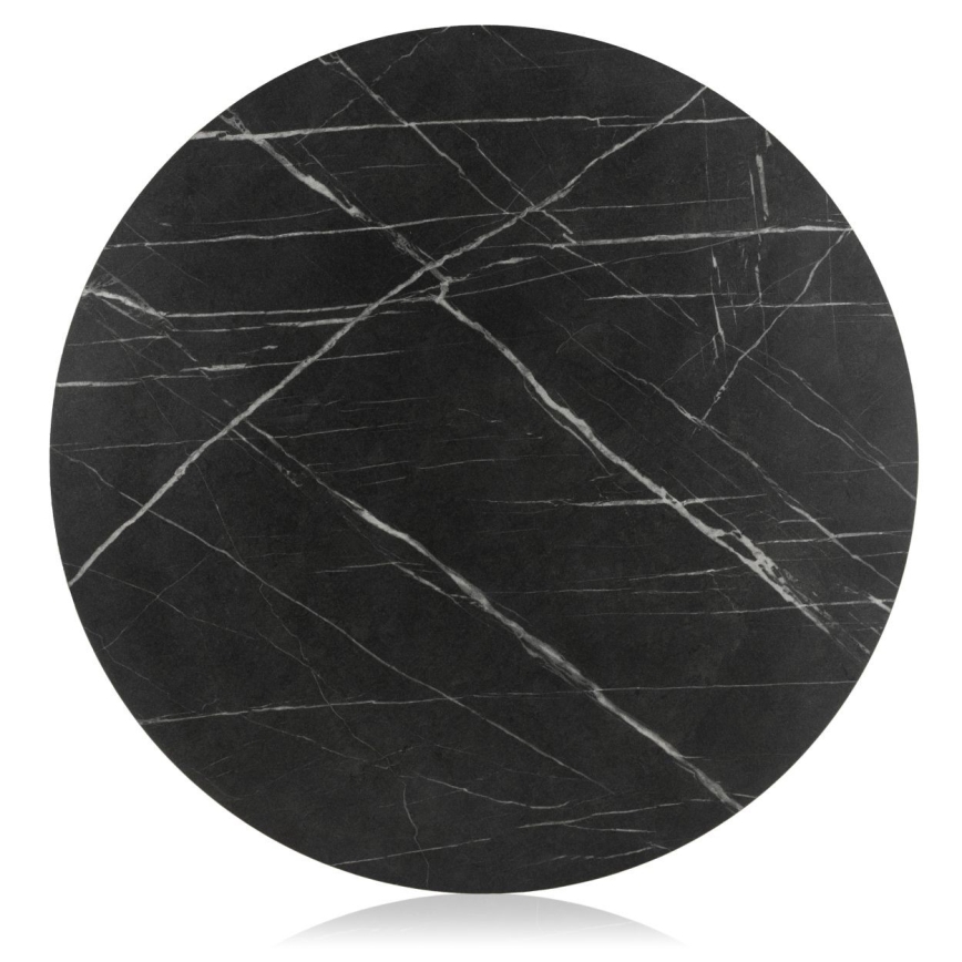Kohvilaud DIAMOND 40x70 cm must/kuldne
