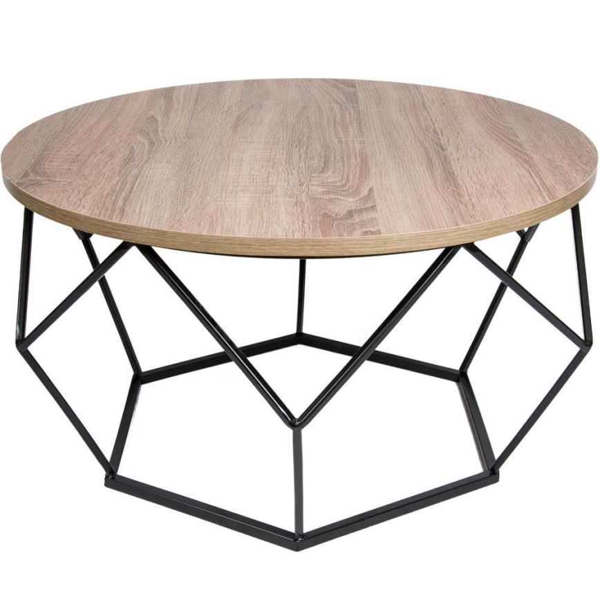 Kohvilaud DIAMOND 40x70 cm must/pruun