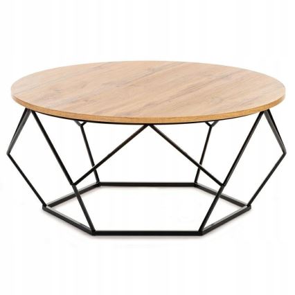 Kohvilaud DIAMOND 40x90 cm must/pruun