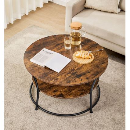 Kohvilaud ELDUR pruun/must