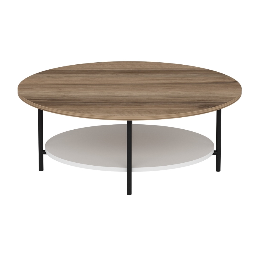 Kohvilaud ELIS 36x90 cm tamm/valge