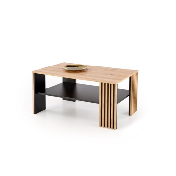 Kohvilaud FORMA 110x65 cm pruun/must