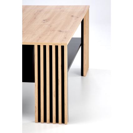 Kohvilaud FORMA 110x65 cm pruun/must