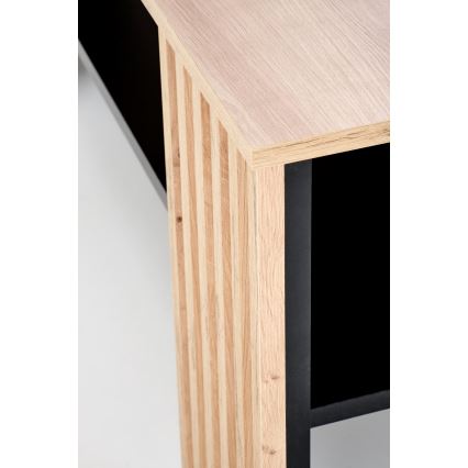 Kohvilaud FORMA 110x65 cm pruun/must