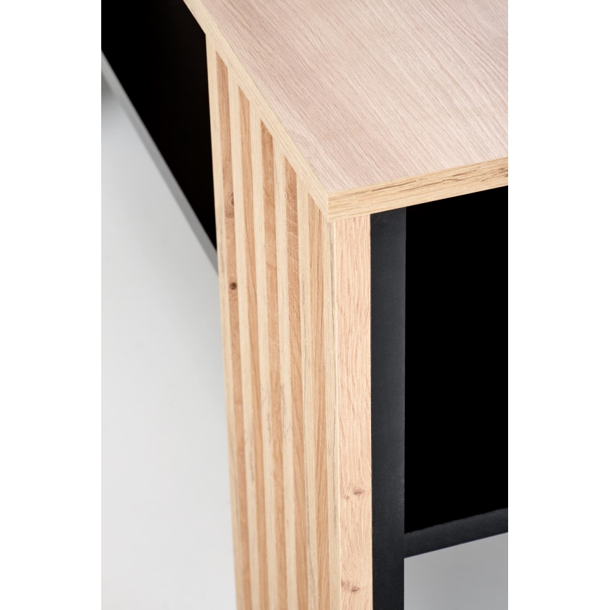 Kohvilaud FORMA 110x65 cm pruun/must