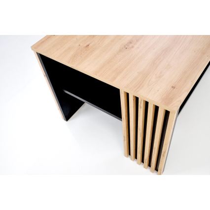 Kohvilaud FORMA 110x65 cm pruun/must