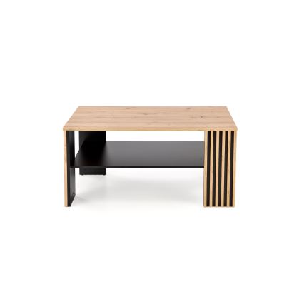 Kohvilaud FORMA 110x65 cm pruun/must
