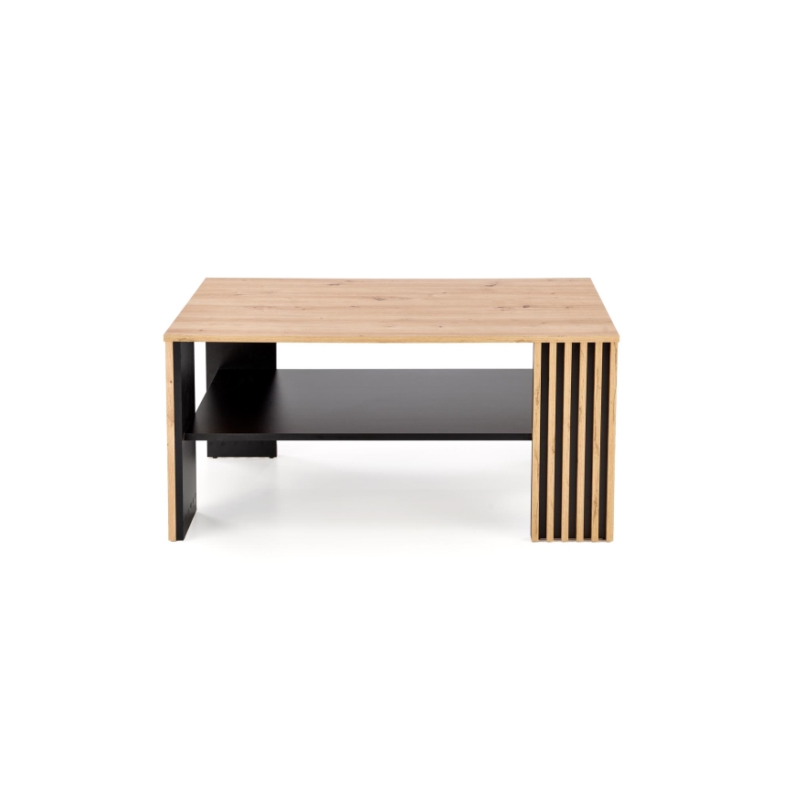 Kohvilaud FORMA 110x65 cm pruun/must