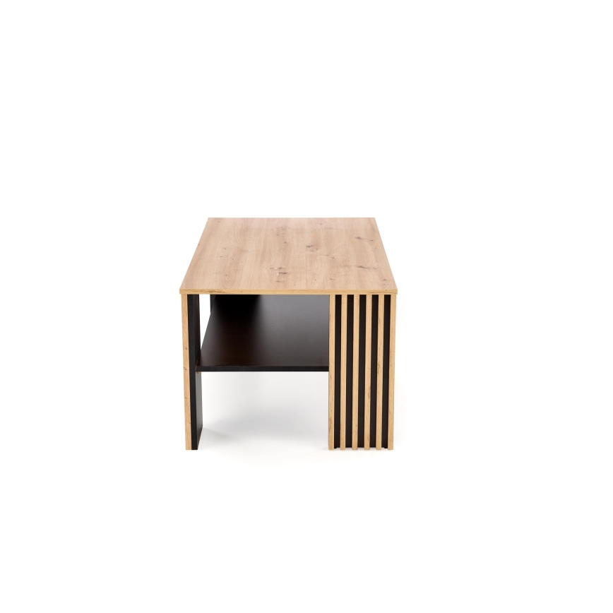 Kohvilaud FORMA 110x65 cm pruun/must