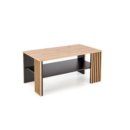 Kohvilaud FORMA 110x65 cm pruun/must