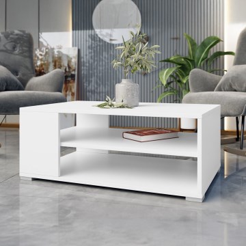 Kohvilaud GIMREN 100x40 cm valge