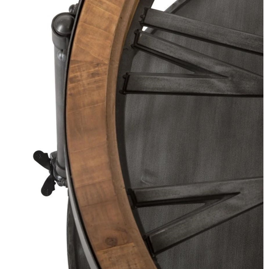 Kohvilaud kellaga CHRONO 89,5x47 cm 1xAA