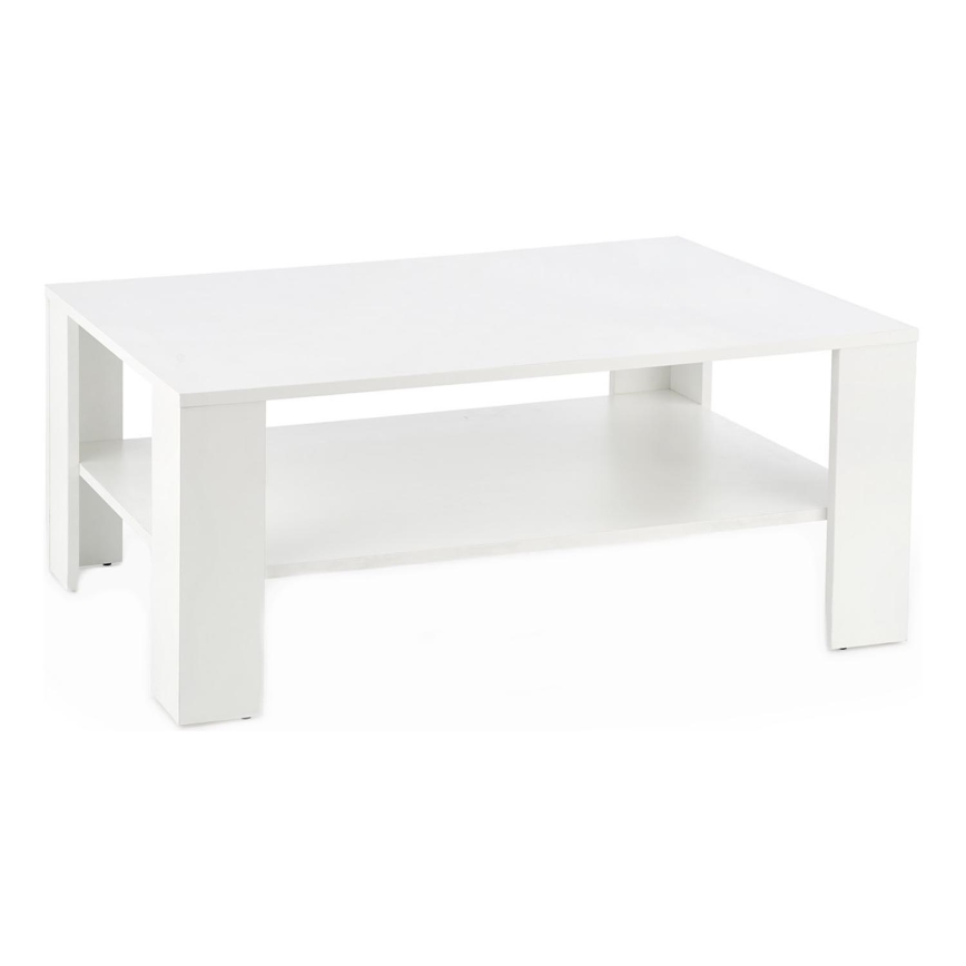 Kohvilaud KWADRO 53x110 cm valge
