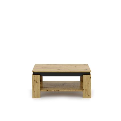 Kohvilaud LUNO artisan-tamm/must