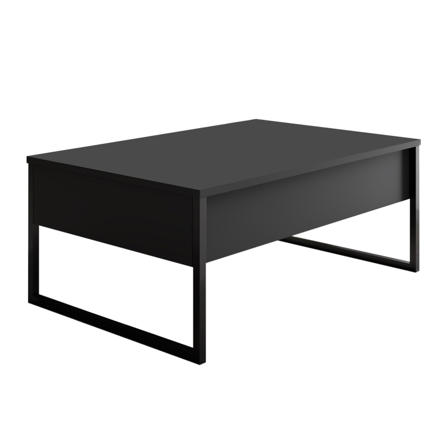 Kohvilaud LUXE 40x90 cm antratsiit/must