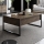 Kohvilaud LUXE 40x90 cm pähkel/must
