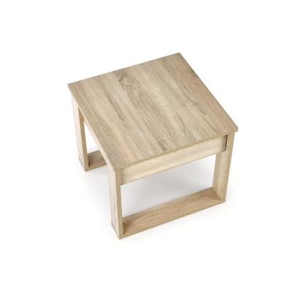 Kohvilaud sahtliga NEA 52x60 cm tamm sonoma