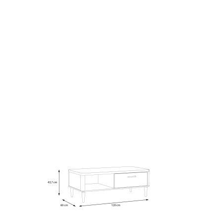 Kohvilaud NOR pruun/beež