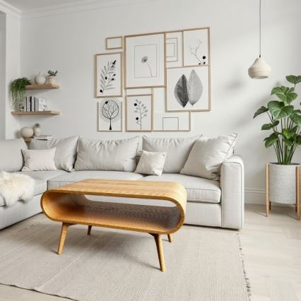 Kohvilaud NOVA 90x55 cm tamm