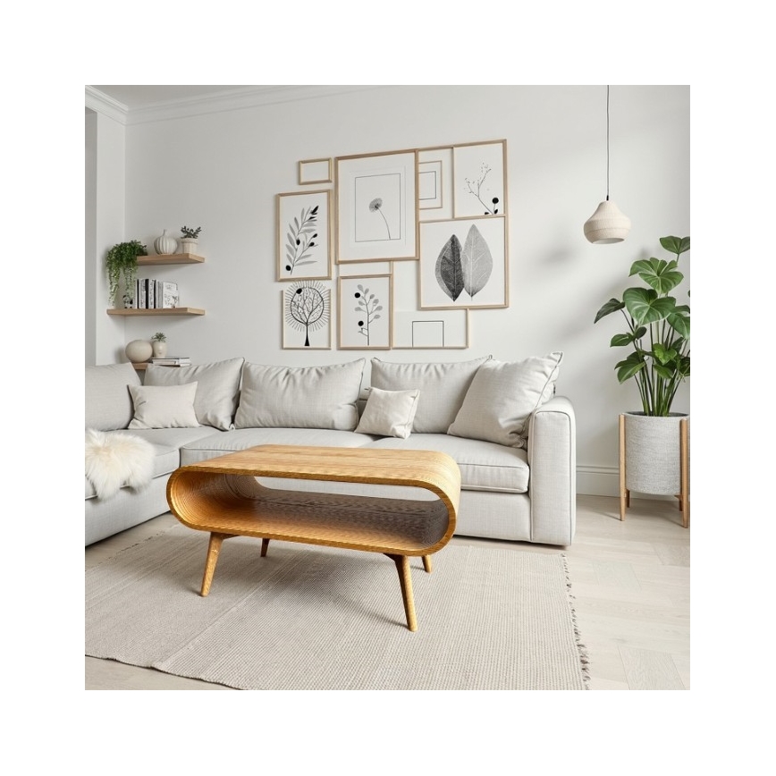 Kohvilaud NOVA 90x55 cm tamm